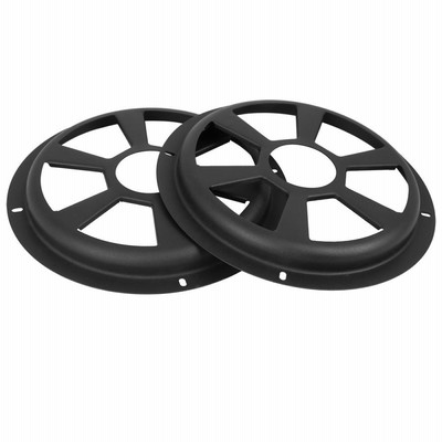uxcell カースピーカーカバー サブウーファーグリルプロテクタ中空メッシュ 20cm 2個