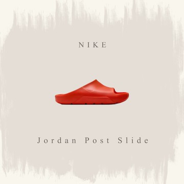 NIKE JORDAN POST SLIDE 鮮紅 拖鞋 休閒鞋 女鞋 喬丹 FZ6511-800