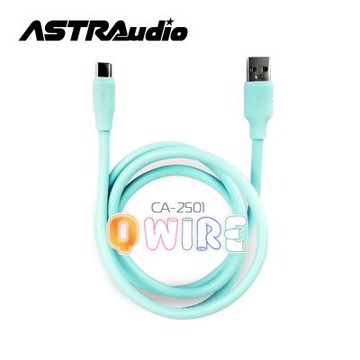 【ASTRAudio】/QWIRE CA-2501/ 粉彩傳輸充電線_Mint 綠色