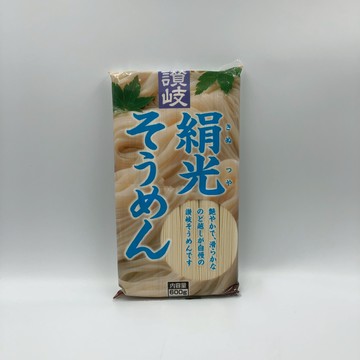 讚歧絹光素麵600g