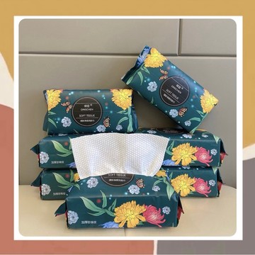 ［so媽］✨台灣現貨📦加厚純棉抽取式珍珠紋潔面美容巾 60抽 洗臉濕巾 濕紙巾 卸妝巾 濕巾 擦臉巾 美容巾