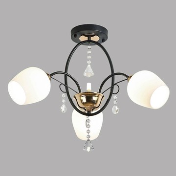 鄉村風半吸頂三燈  L12-56-61025