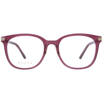 GUCCI | 簡約金邊條紋多邊框眼鏡 |葡萄泡泡