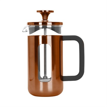 《La Cafetiere》法式濾壓壺-優雅銅350ml-- 泡茶器 冷泡壺 沖茶器 法壓壺 咖啡壺 奶泡杯
