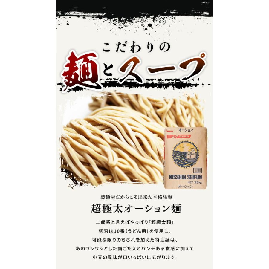 二郎系 ラーメン 送料無料 ≪醤油＆味噌 食べ比べ お試しセット≫ メール便 1000円ポッキリ 二郎系インスパイア 次郎系 ラーメン オーション麺