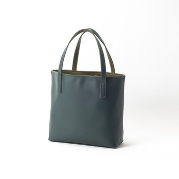 內外雙色翻轉手提包 湖茵綠 X 抹茶綠