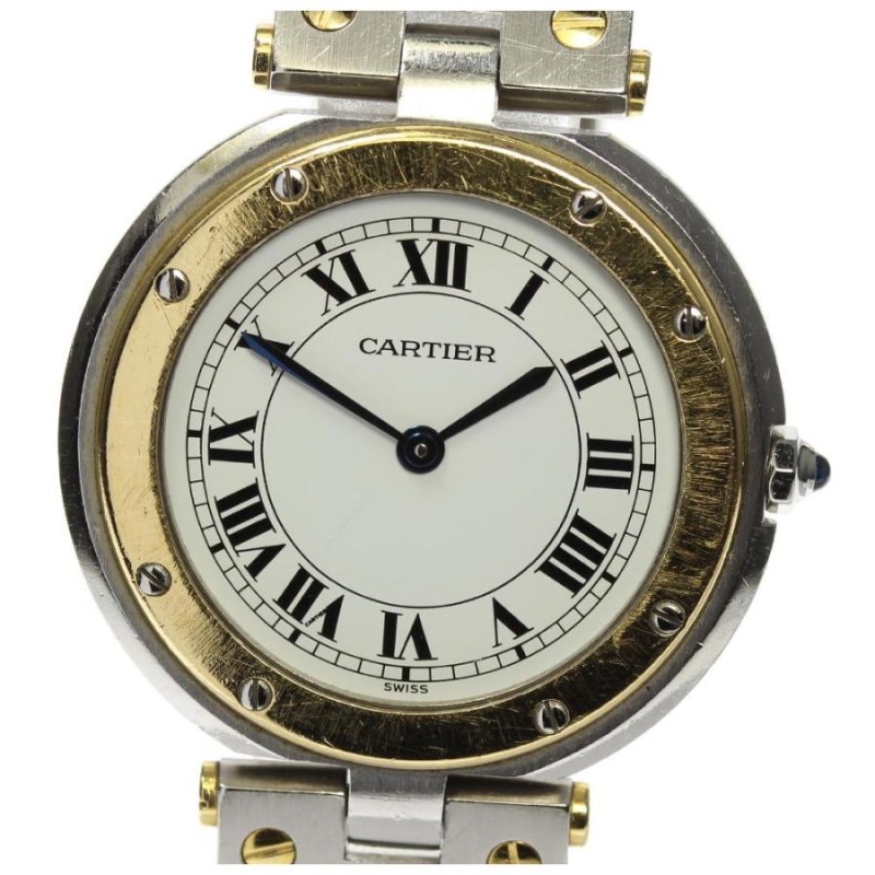 CARTIER カルティエ サントス ラウンド LM コンビ | nate-hospital.com