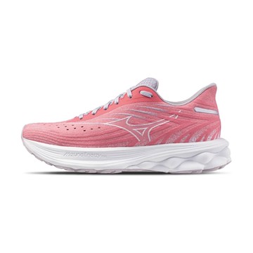 Mizuno Wave Skyrise 6 女鞋 粉白色 緩衝 回彈 編織 運動 慢跑鞋 J1GD250922