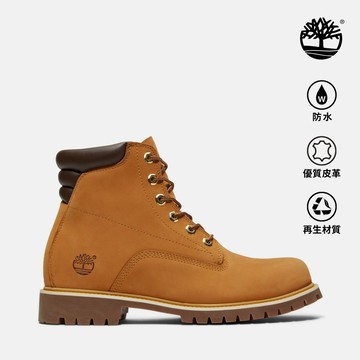 Timberland 男款小麥色6吋防水靴|37578231