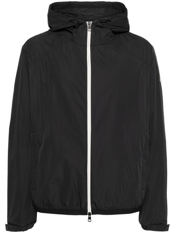 Moncler - slogan-print shell jacket - men - Polyamide - 3 - Black
