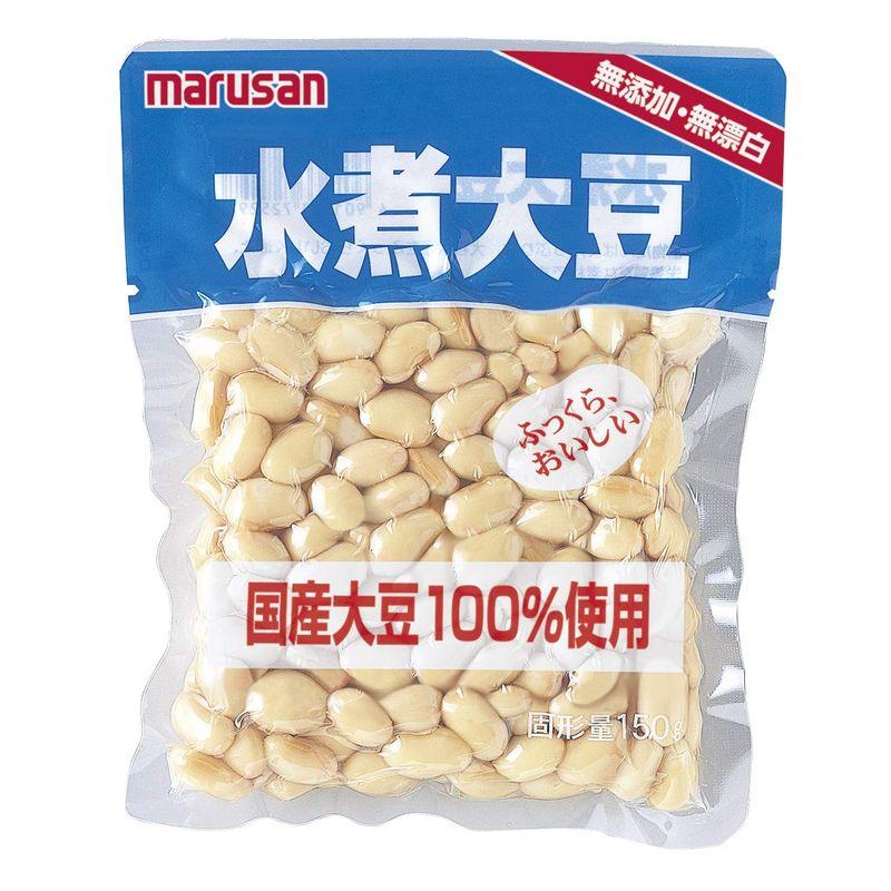 マルサン 国産水煮大豆 150g×10個