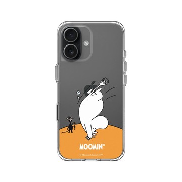 iPhone 17 Clear Case（相機按鈕） 透明 - Moomin - 倒立看世界