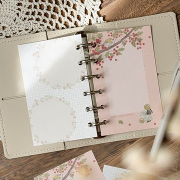 女孩想吃紅色漿果 M6 內頁 適用於系統手冊與拼貼