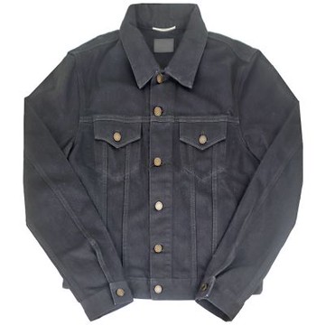 YSL 黑色牛仔夾克外套(L)