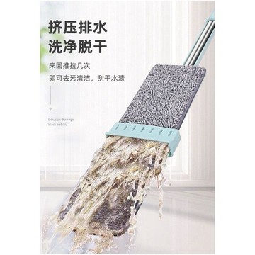 家用免手洗拖把平板拖布懶人自擠水拖把乾濕兩用拖布地
