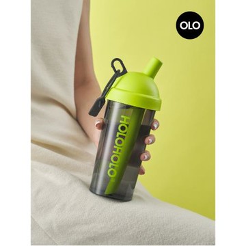 holoholo吸管水杯大容量高顏值奶茶杯子兒童水杯上學專用新款2024