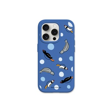 RHINOSHIELD iPhone 13系列SolidSuit防摔背蓋手機殼Pingu企鵝家族系列-一起游泳(多色)
