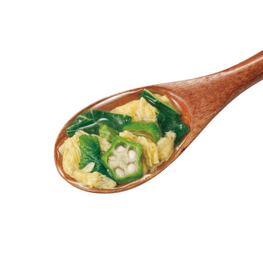アスザックフーズ ねばねば野菜とたまごのスープ 4食入 ×5袋