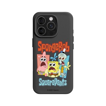 iPhone 16 Pro SolidX 黑 - 海綿寶寶 SpongeBob - 驚呆了