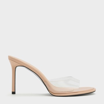透明高跟拖鞋