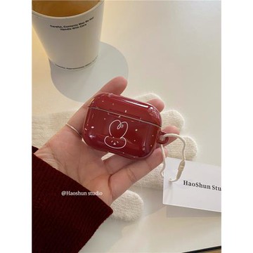 線條兔適用于Airpods4保護套airpods2耳機套aipods3代藍牙AirPodspro第二代AirPodspro2韓ins風菲林耳機殼