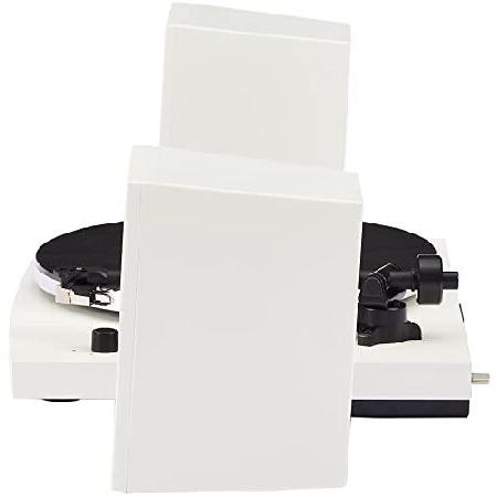 Crosley T150C-WH Modern 2-Speed Bluetooth Turntable System with Variable Weighted Tone Arm and Stereo Speakers, White