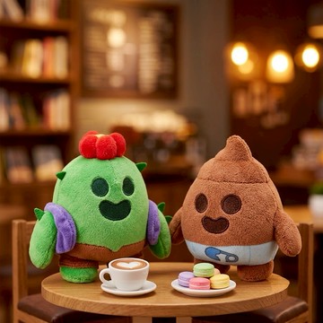 【荒野亂鬥BrawlStars】史派克/大便造型屎派克吊飾娃娃 正版韓國限定款 仙人掌玩偶 大便毛絨包包掛件 可愛禮物 包包吊墜 背包裝飾 絨毛公仔鑰匙圈 生日禮物 交換禮物 電玩遊戲周邊 惡搞禮物