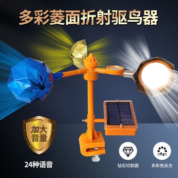 【最低價 公司貨】驅鳥器趕鳥神器大音量語音嚇鳥器戶外果園防鳥農用新款太陽能農田