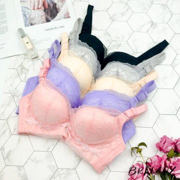 波蕾妮｜織夢 蕾絲集中無鋼圈【6691】下厚上薄 機能內衣 爆乳 小胸 11/16