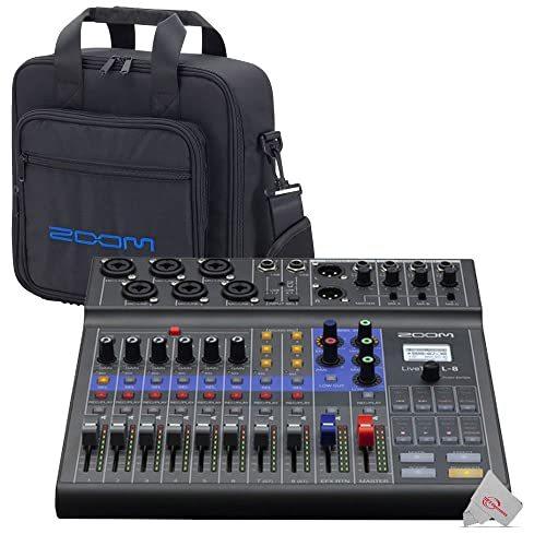 Zoom LiveTrak L-8 Portable Podcast 8-Track Digital Mixer And Multitrack Rec 並行輸入品