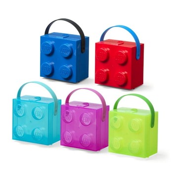 LEGO樂高外出攜帶盒 (多色可選) 紅色