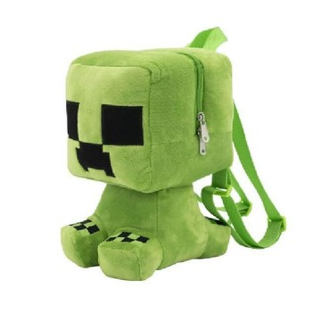 新品 Creeper 10" Plush Backpack苦力怕毛絨背包玩偶公仔