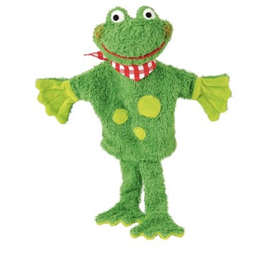 德國百年品牌Käthe Kruse Chopin蛙蛙手拿玩偶