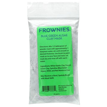 Frownies, 藍綠藻粘土美容面膜，45 克