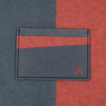 LOGINHEART｜全防護屏蔽感應卡夾 海軍藍紅 名片夾 5卡層皆受屏蔽 防盜刷 防消磁 台灣製造獨家精品