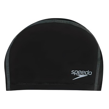Speedo 成人合成泳帽 Pace Long Hair  ONE SIZE  黑色  1個
