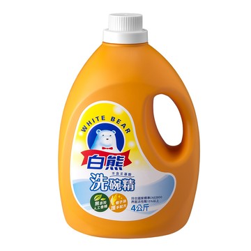 [家速配]白熊軟性洗碗精4Kg