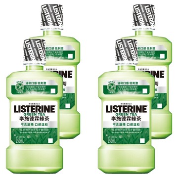 LISTERINE 李施德霖 防蛀護齦漱口水 綠茶  250ml  4瓶