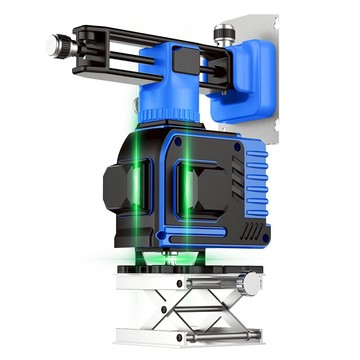 12線水平儀綠光高精度貼地儀貼墻激光紅外線強光細線綠外線平水儀小山好物
