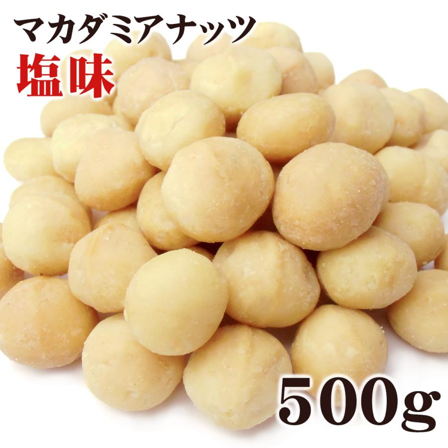 マカダミアナッツ 大粒(ホール) ロースト 塩味 500g