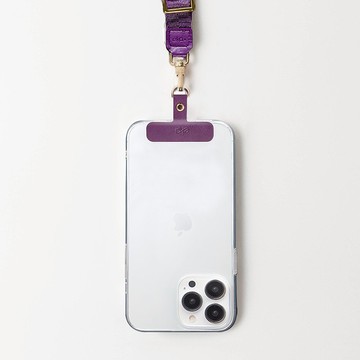 手機掛繩夾片(葡萄紫)