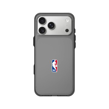 iPhone 17 Pro Max Clear (相機按鈕) 酷墨灰 - NBA - Logo-NBA Logoman - Center