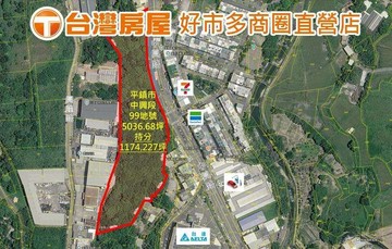 平鎮台達電旁｜中興路千坪持分農地｜產業聚落資產布局｜桃園市平鎮區中興段