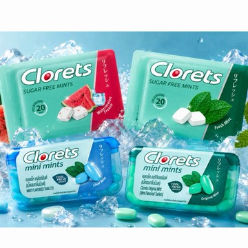 「現貨免運」 泰國🇹🇭 Clorets西瓜涼糖薄荷糖 15.4 公克 薄荷糖 涼糖 西瓜clorets 西瓜