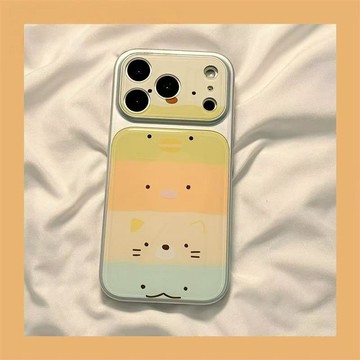 ✨iPhone手機殼✨萌系小動物適用蘋果17手機殼卡通iPhone16promax玻璃15/14/13可愛