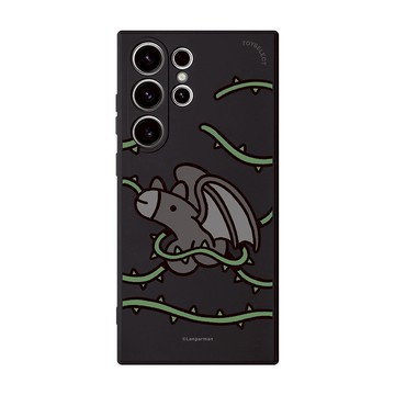 【插畫家聯名】屌面人Lanparman暗黑惡魔ㄐㄐ純色矽膠SAMSUNG手機殼