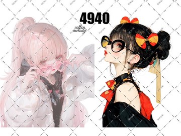 original sticker no.4940 人物貼紙 原創貼紙 原創人物貼紙 裝飾貼紙 cotton melody