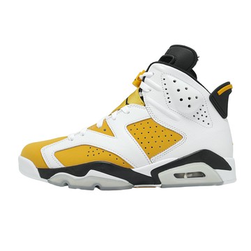 Nike 休閒鞋 Air Jordan 6 Retro 男鞋 Yellow Ochre 白 赭石黃 6代 CT8529-170