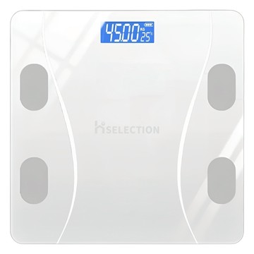 Ho覓好物 自動體重計 電池款  1個  JP-4308  白色