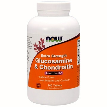 Glucosamine & Chondroitin 240 Tabs by Now Foods